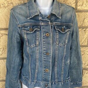 Gap Stretch Denim Jean Jacket Soft Size Med comfy Stretchy